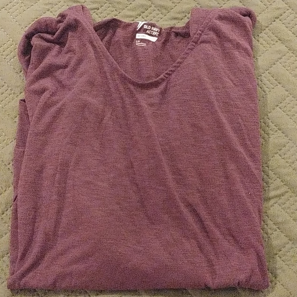 Old Navy Active Long Tee + One Size LuLaRoe Leggin